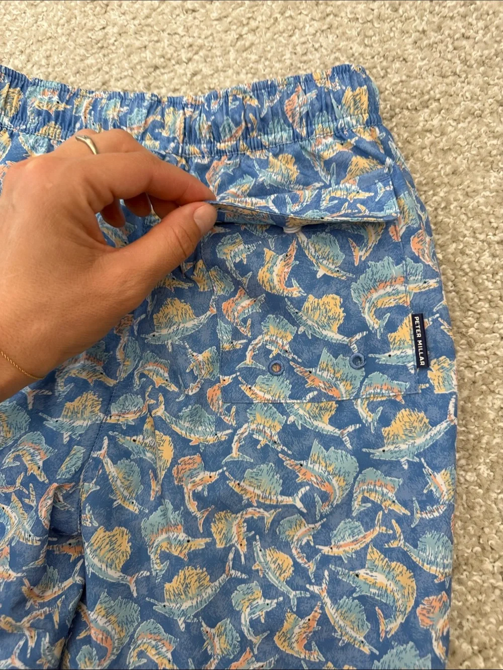 Peter Millar swim trunks